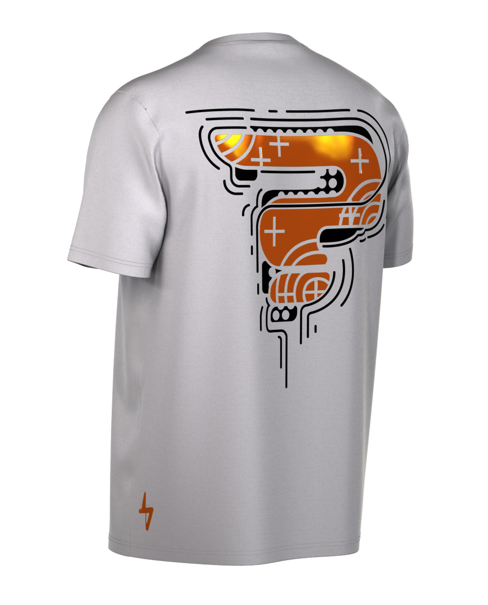 ? Locator Silver/Orange Holo