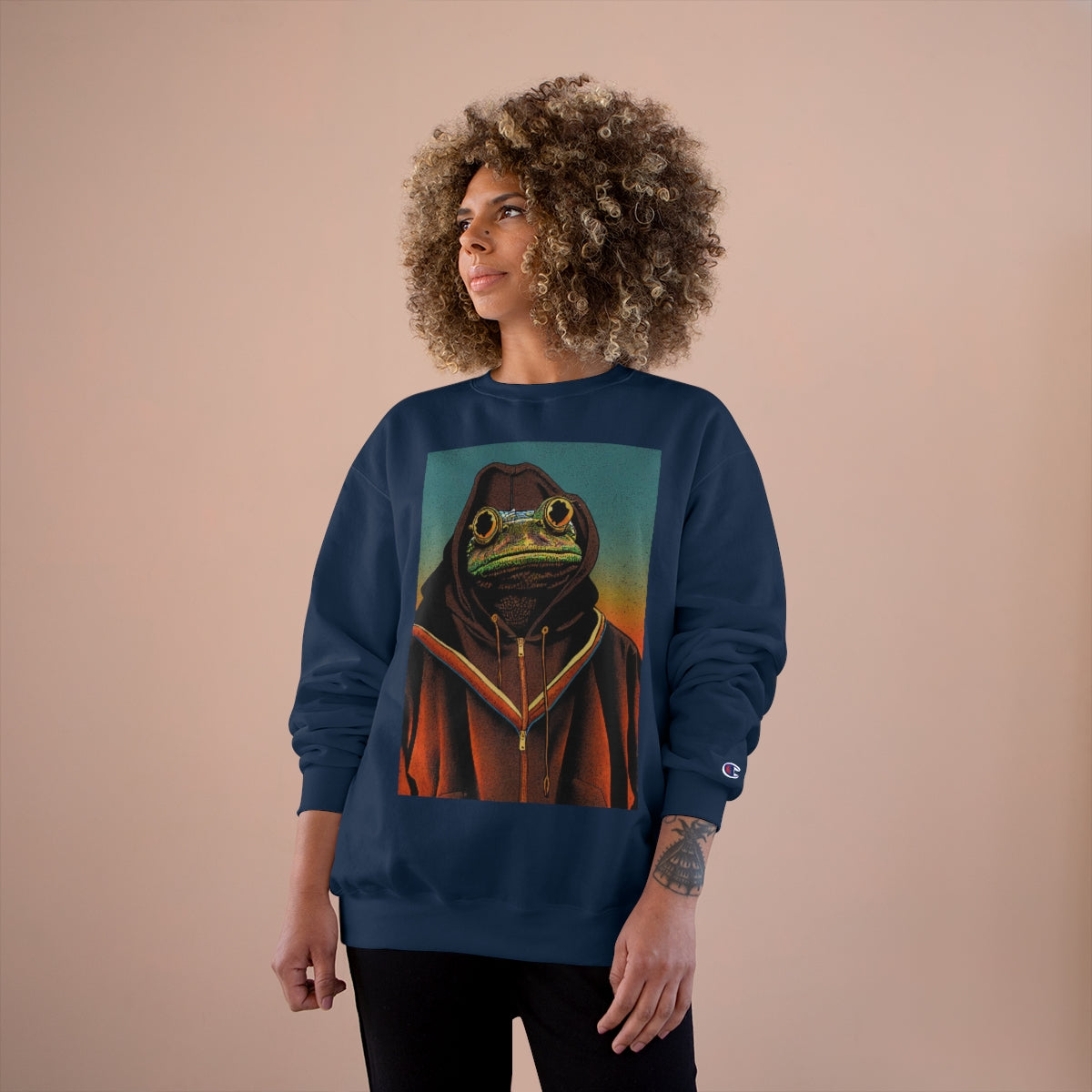 Sonoran Orange NonFroggableToads Champion Sweatshirt