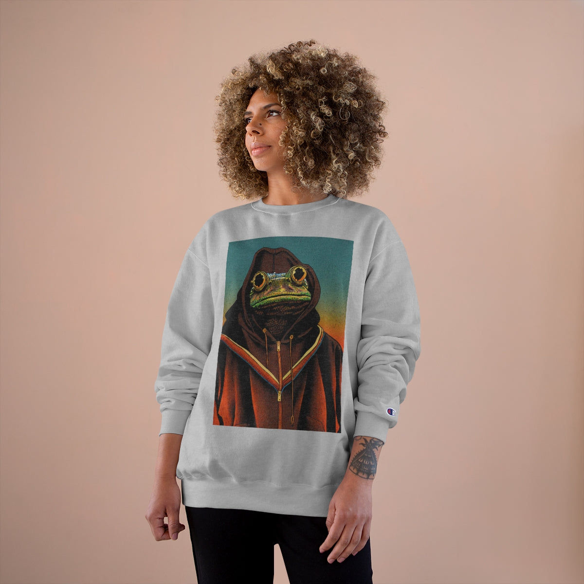 Sonoran Orange NonFroggableToads Champion Sweatshirt