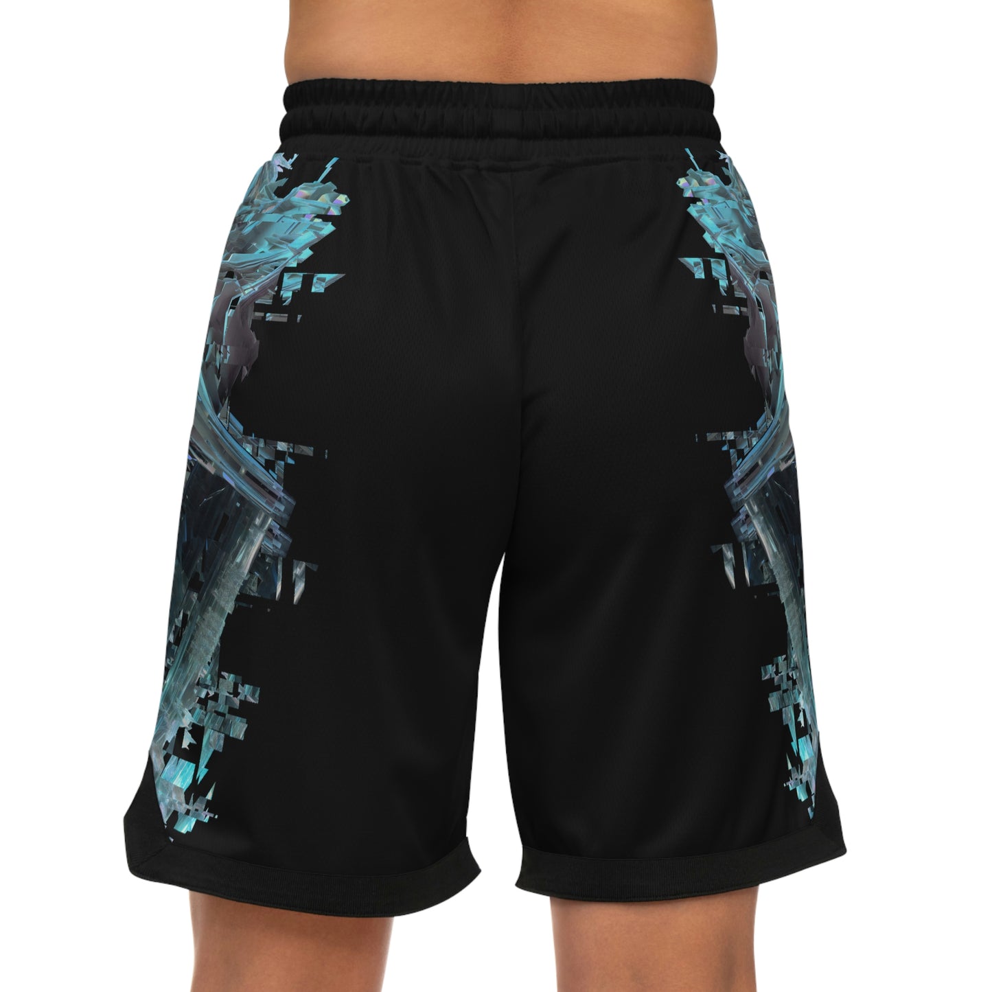 Espyre Black Rib Shorts